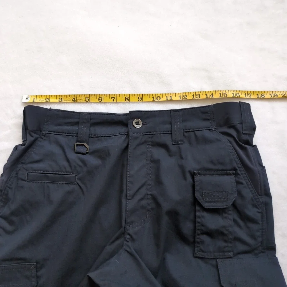 5.11 Tactical Cargo Pants Mens 34x30 Black Ripstop Multi-Pocket Utility Workwear